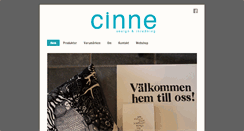 Desktop Screenshot of cinne.se